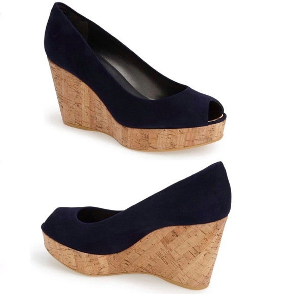 stuart weitzman anna peep toe platform wedge